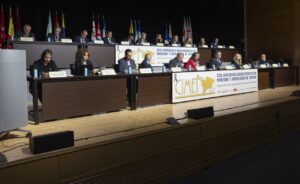 Mesa de conferencistas en la XXIX Conferencia Iberoamericana de Ministros de Turismo