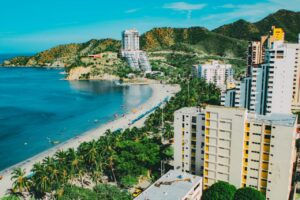 Vista panorámica del hotel boutique SUNUM en Santa Marta
