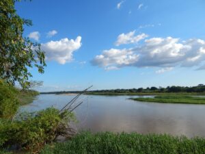 Vista del río Poty en el municipio de Piracuruca con vegetación