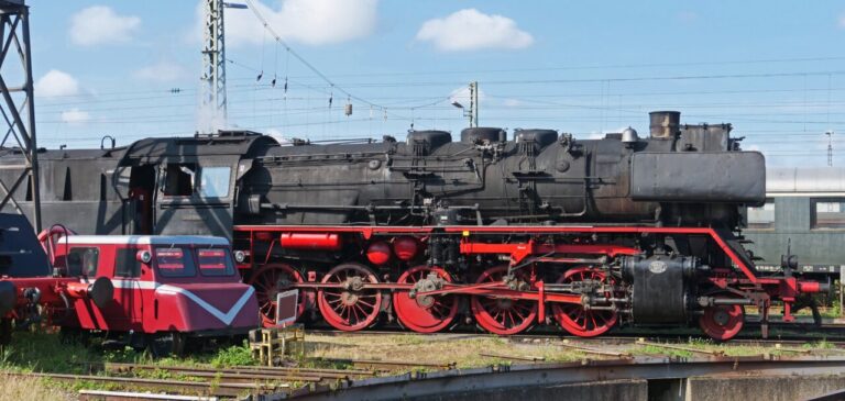 Locomotora a vapor en el Museo Ferroviario de Tacna