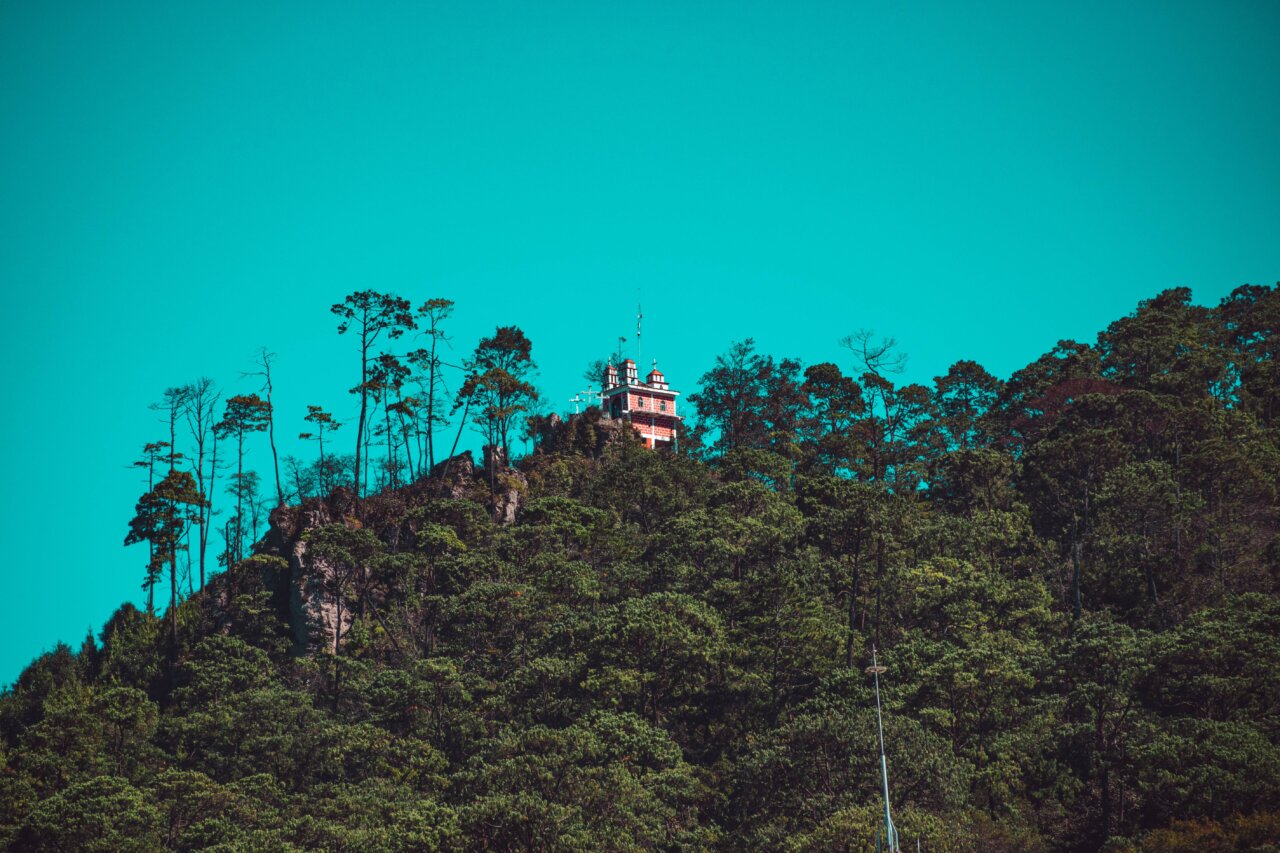 Vista del proyecto Rancho Agua Bendita en Ixtapa rodeado de naturaleza